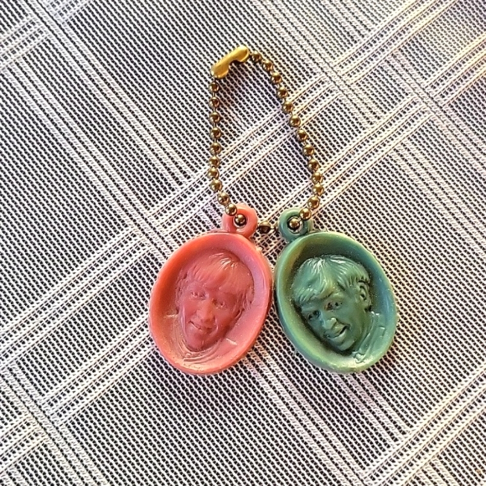 Rare Find*  1960's Beatles Plastic Gumball Prize Charms
